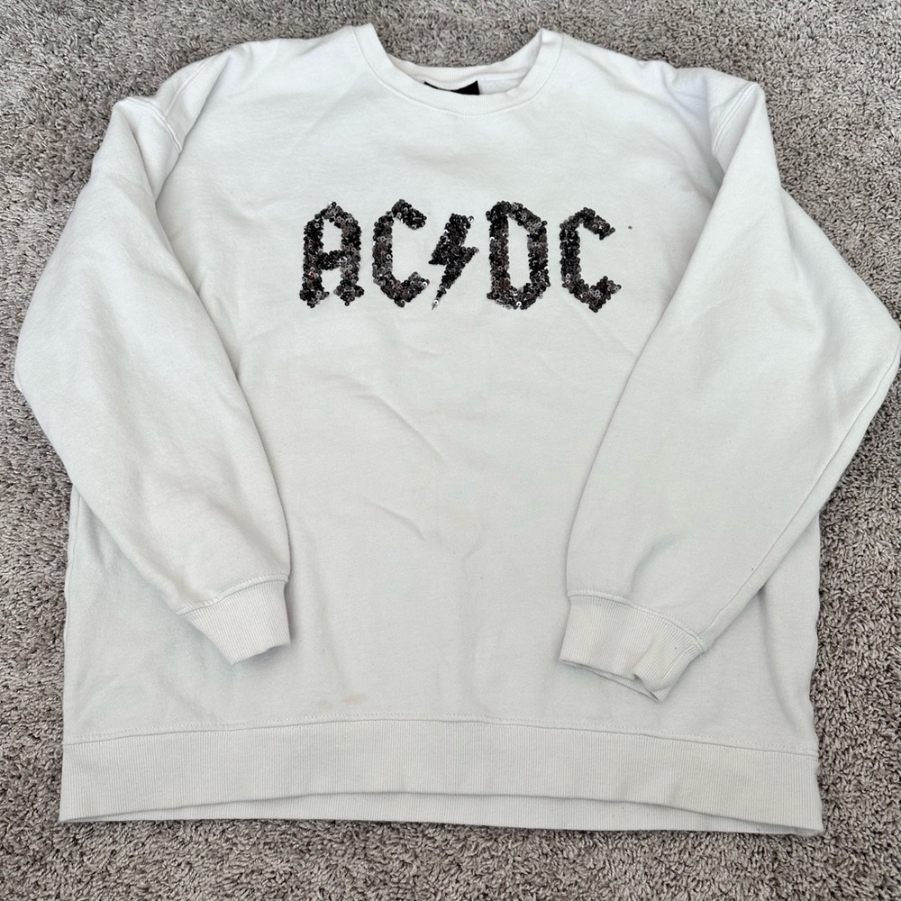 AC/DC sparkle sweatshirt